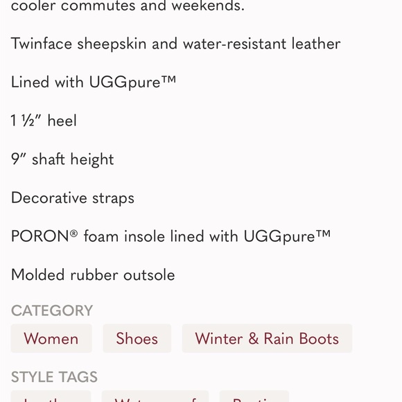 UGG Oregon Sheerling Lined Brown Winter Boots - Picture 14 of 14